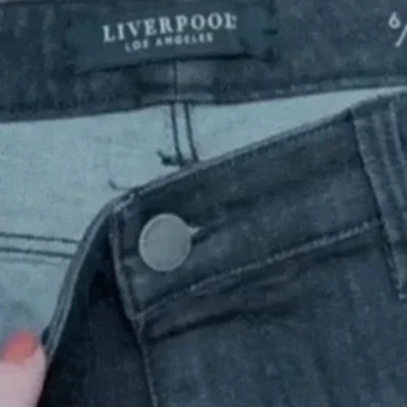 Liverpool Dark Wash Ankle Jeans - Picture 4 of 6